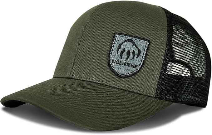 Wolverine Trucker Hat | Mesh Back | Snapback | Adjustable | Rugged | Durable | Workwear
