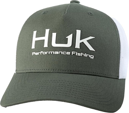 HUK Men's Trucker, Anti-Glare Snapback Fishing Hat