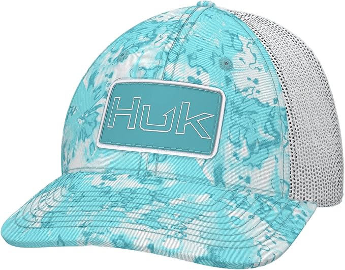 HUK Men's Trucker, Anti-Glare Snapback Fishing Hat