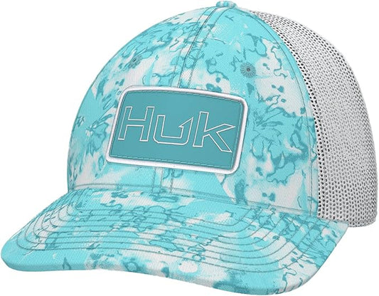 HUK Men's Trucker, Anti-Glare Snapback Fishing Hat