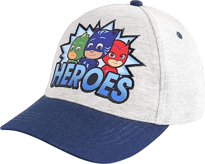 PJ Masks Baseball Cap and Adjustable Toddler Hat, 2-4 Or Boy for Kids Ages 4-7