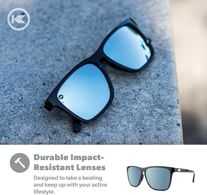 Knockaround Fast Lanes and Fast Lanes Sport Polarized Lightweight Sunglasses for Men & Women - UV400 Protection - Running