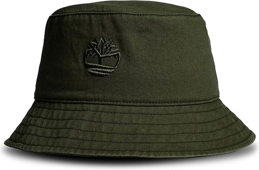 Timberland Mens Bucket Hat, Cotton Twill, Soft Brushed Finish, Packable Sun Hat