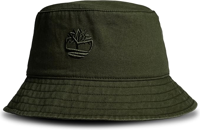 Timberland Mens Bucket Hat, Cotton Twill, Soft Brushed Finish, Packable Sun Hat