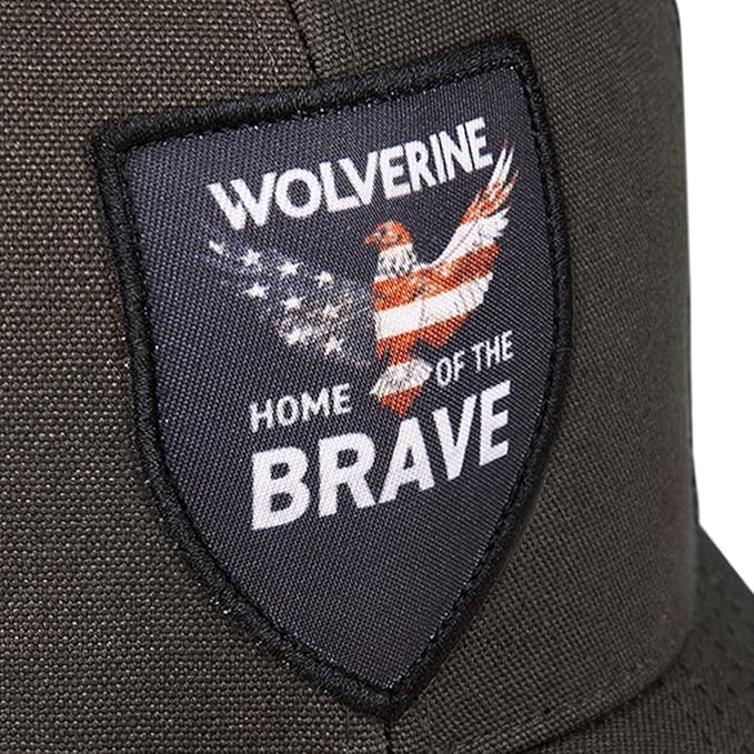 Wolverine America Hat | Adjustable | Flag | Patriot | Ballcap | Durable | American | USA