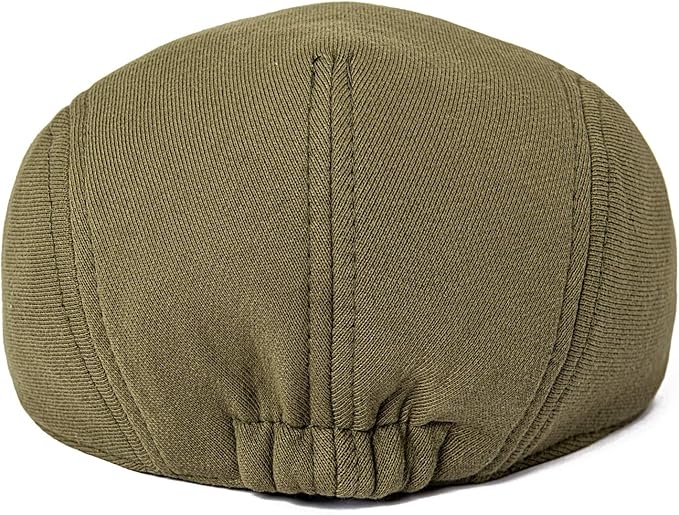 VOBOOM Men's Cotton Flat Ivy Gatsby Newsboy Driving Hat Cap
