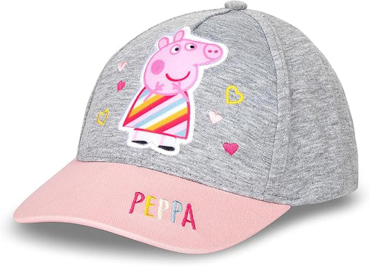 Hasbro Girls' Baseball Cap, Peppa Pig Adjustable Toddler Hat for Ages 2-4