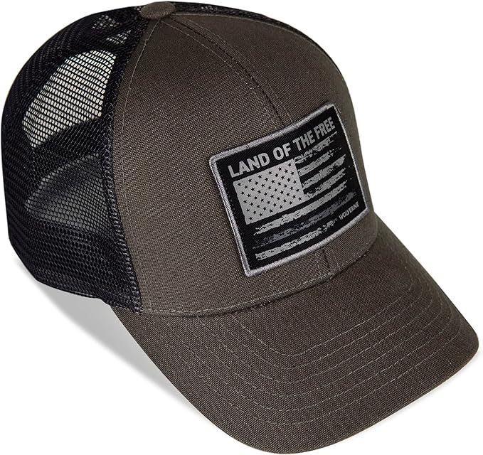 Wolverine America Hat | Adjustable | Flag | Patriot | Ballcap | Durable | American | USA