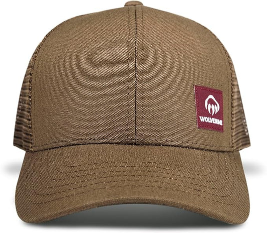 Wolverine Trucker Hat | Mesh Back | Snapback | Adjustable | Rugged | Durable | Workwear