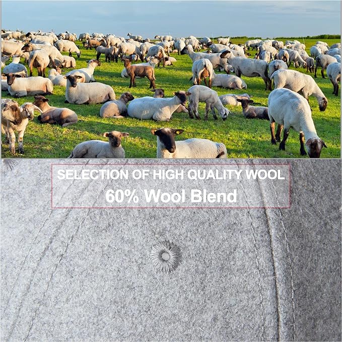 GADIEMKENSD Unstructured Wool Baseball Caps Winter Warm Hat Adjustable