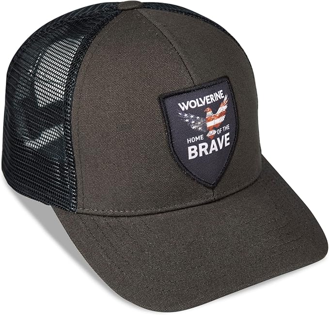 Wolverine America Hat | Adjustable | Flag | Patriot | Ballcap | Durable | American | USA