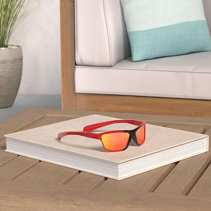 Nitrogen Polarized Wrap Around Sport Sunglasses for Men Women UV400 Driving Fishing Running Sun Glasses