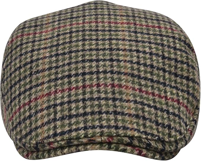 STARANCE Men's Flat Cap Wool Tweed Driving Irish Newsboy Hat