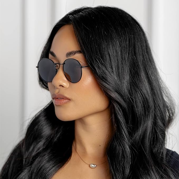 WearMe Pro - Reflective Lens Round Trendy Sunglasses