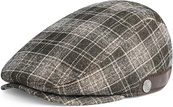 Sumolux Mens Newsboy Hat Flat Cap Gatsby Newsboy Lvy Irish Hats Driving Cabbie Hunting Cap