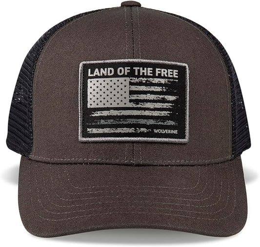 Wolverine America Hat | Adjustable | Flag | Patriot | Ballcap | Durable | American | USA