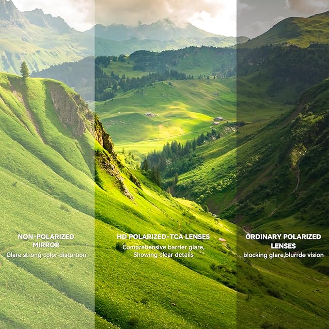 BEACOOL Polarized Sports Sunglasses for Men Women Youth Baseball Cycling Running Driving Fishing Golf Motorcycle TAC Glasses