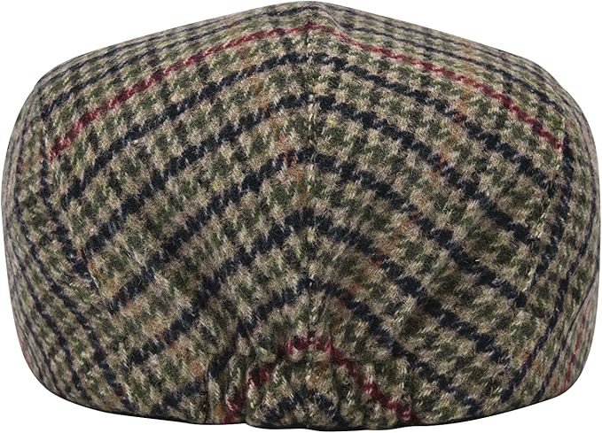 STARANCE Men's Flat Cap Wool Tweed Driving Irish Newsboy Hat