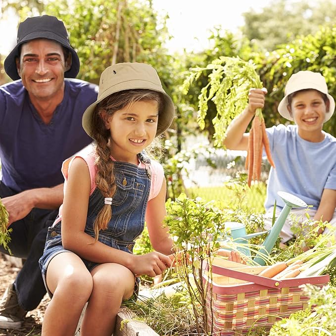 4 Pieces Bucket Hat Sun Packable Travel Beach Fishing Hat for Men Women