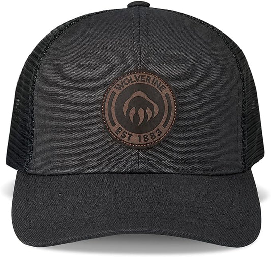 Wolverine Trucker Hat | Mesh Back | Snapback | Adjustable | Rugged | Durable | Workwear