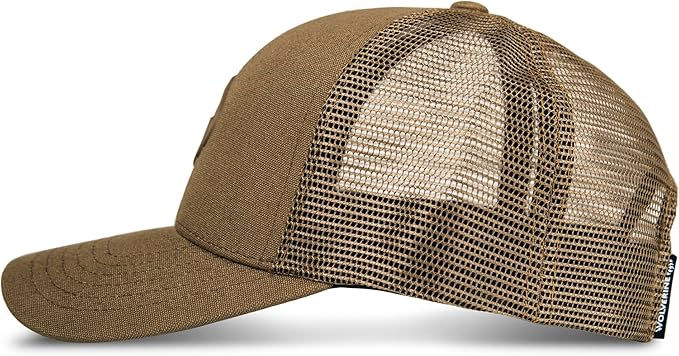 Wolverine Trucker Hat | Mesh Back | Snapback | Adjustable | Rugged | Durable | Workwear