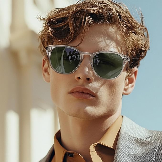 ZENOTTIC Round Polarized Sunglasses Women: UV400 Protection Classic Retro Circle Shades for Driving Fishing Golf Fashion