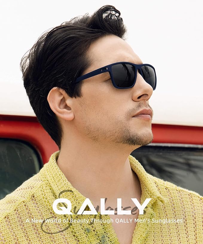 Polarized Sunglasses Men, Mens Sunglasses Polarized UV protection Lightweight Sun Glasses for Driving Fishing Golf