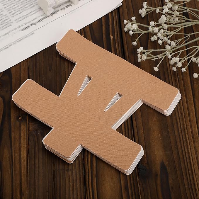 10pcs Precut Tape for Shoulder, Breathable & Latex-Free Athletic Tape for Shoulder Muscle Support & Stability, Elastic Self-Adhesive Sports Patch Strips Fit Men Women Supplies(Beige)