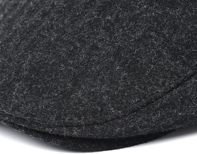 STARANCE Men's Flat Cap Wool Tweed Driving Irish Newsboy Hat