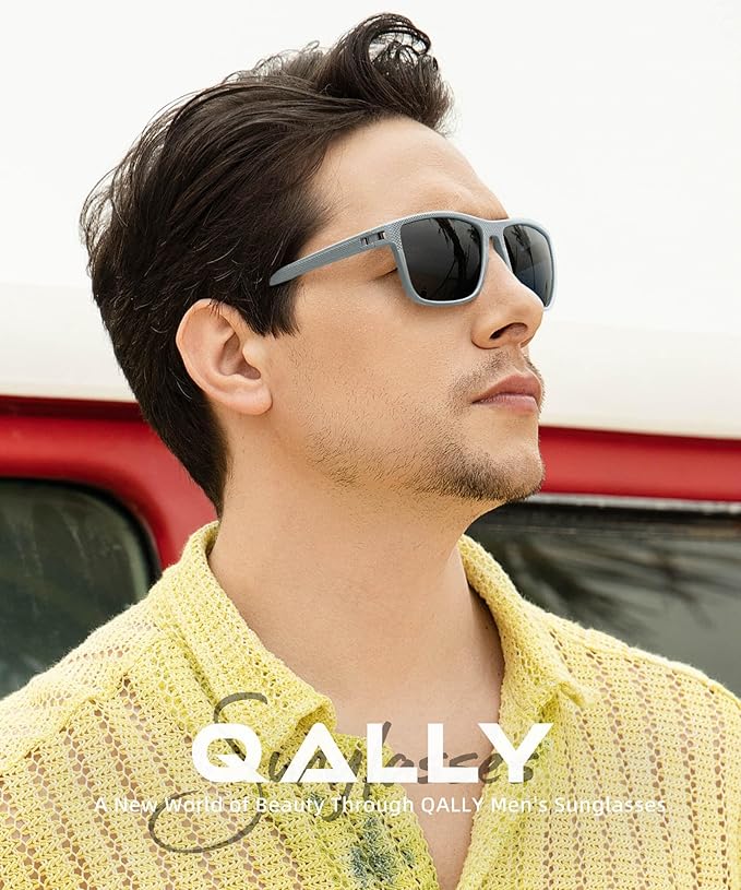 Polarized Sunglasses Men, Mens Sunglasses Polarized UV protection Lightweight Sun Glasses for Driving Fishing Golf