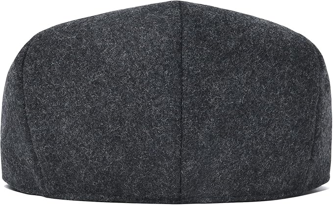 Men's Wool Tweed Newsboy Ivy Cap Gatsby Golf Flat Hat