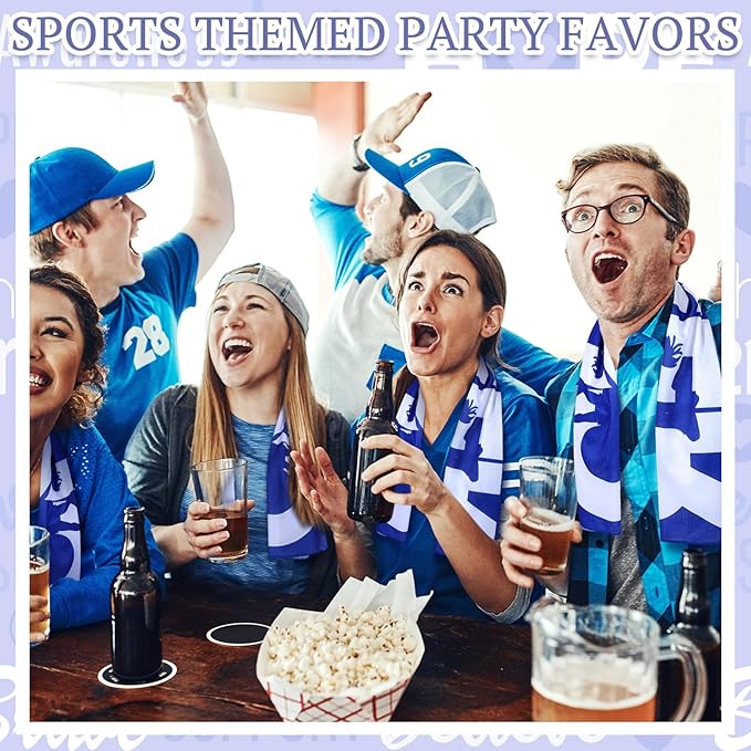 12 Pcs 12/24 Pcs Cheerleader Cooling Towel Cheer Gifts Bulk for Team Cheer Sports Gifts with Bags 40" x 12" Breathable Chilly Microfiber Cooling Towel for Yoga Sport Gym Party Favor (Blue)