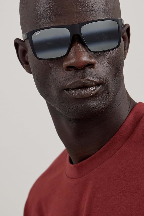 Maui Jim Polarized Men's Honokalani Rectangular Sunglasses