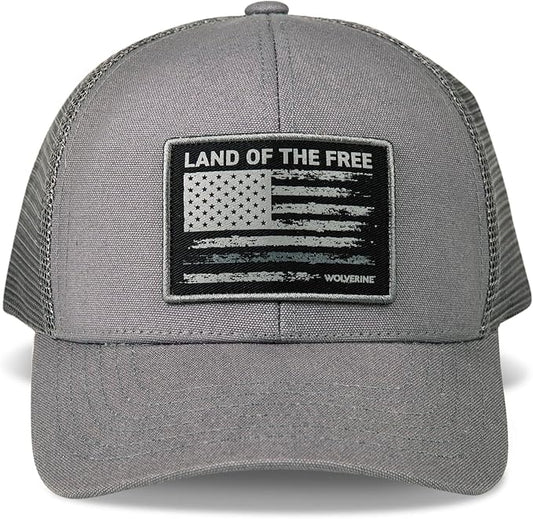 Wolverine America Hat | Adjustable | Flag | Patriot | Ballcap | Durable | American | USA