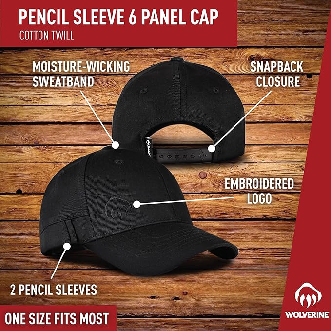 Wolverine Work Hat | Adjustable | Rugged | Durable | Comfort | Workwear | Cotton Canvas