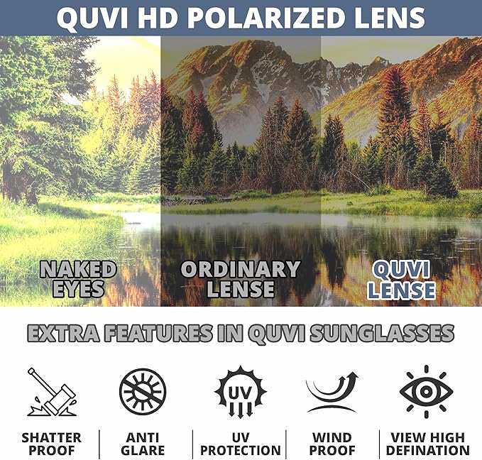 Polarized Sunglasses for Men | UV Protection Mens Sunglasses for Driving Sports Sunglasses for Men Fishing Golf Cycling