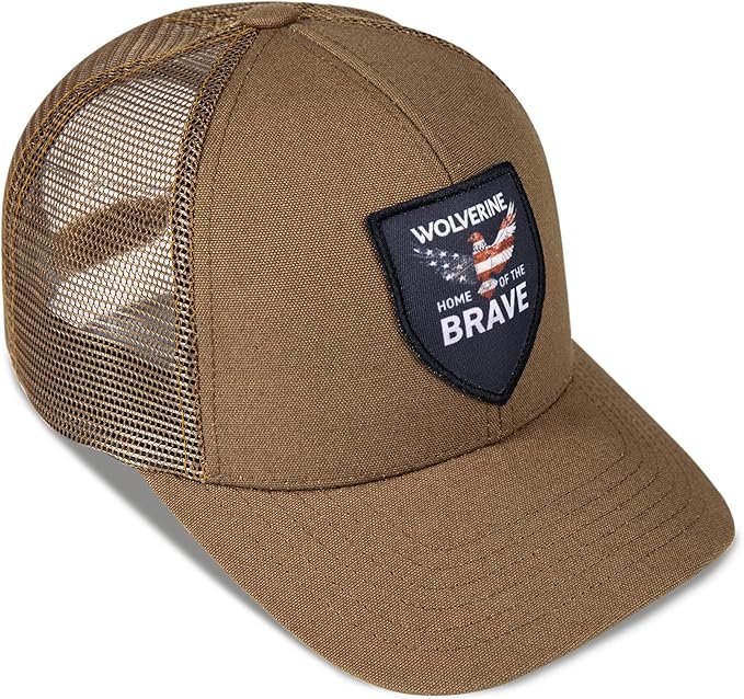 Wolverine America Hat | Adjustable | Flag | Patriot | Ballcap | Durable | American | USA