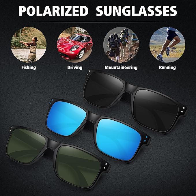MEETSUN Polarized Sunglasses for Men Women Sports Driving Fishing Glasses UV400 Protection