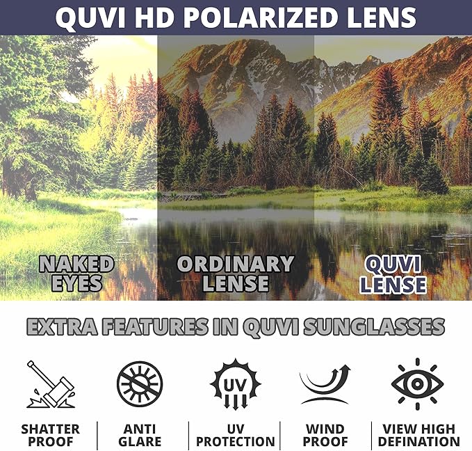 Polarized Sunglasses for Men | UV Protection Mens Sunglasses for Driving Sports Sunglasses for Men Fishing Golf Cycling